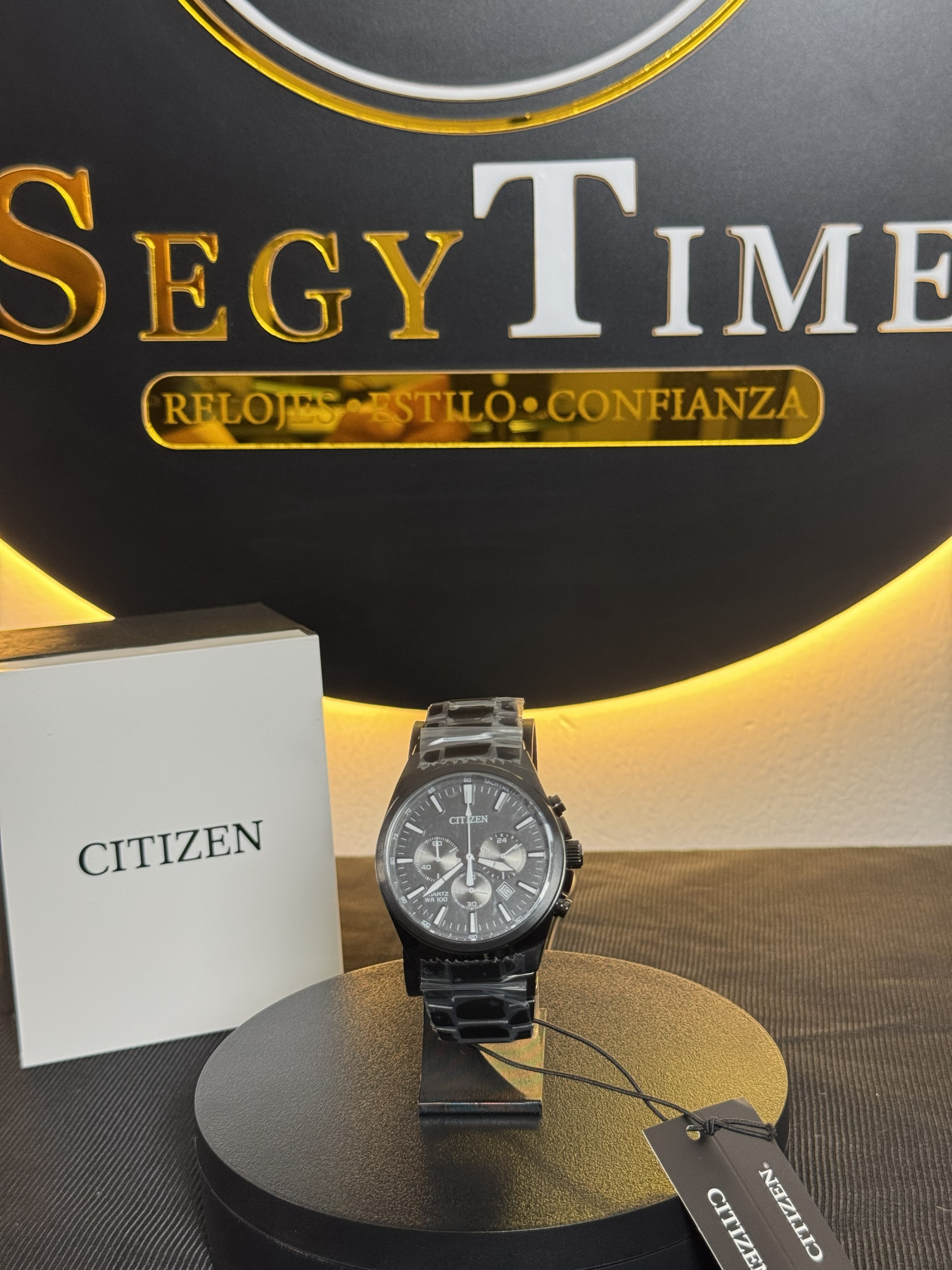 Chronograph Quartz (negro)